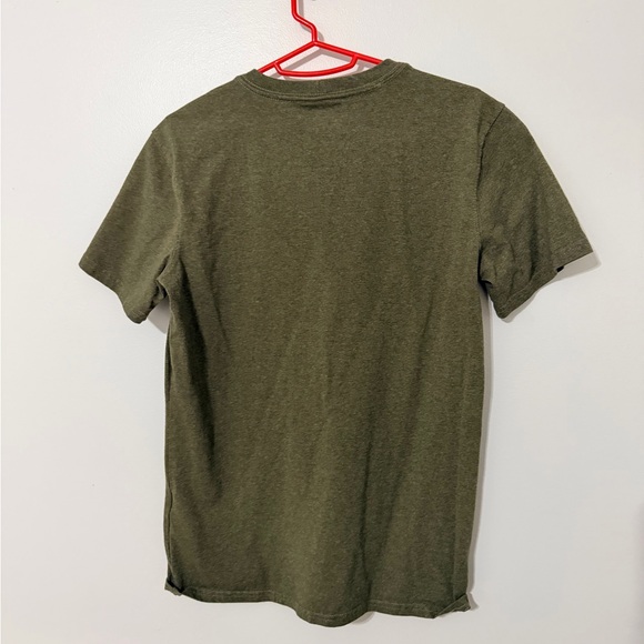 Carhartt Army Green Short Sleeve Tee with Pocket - Picture 2 of 3